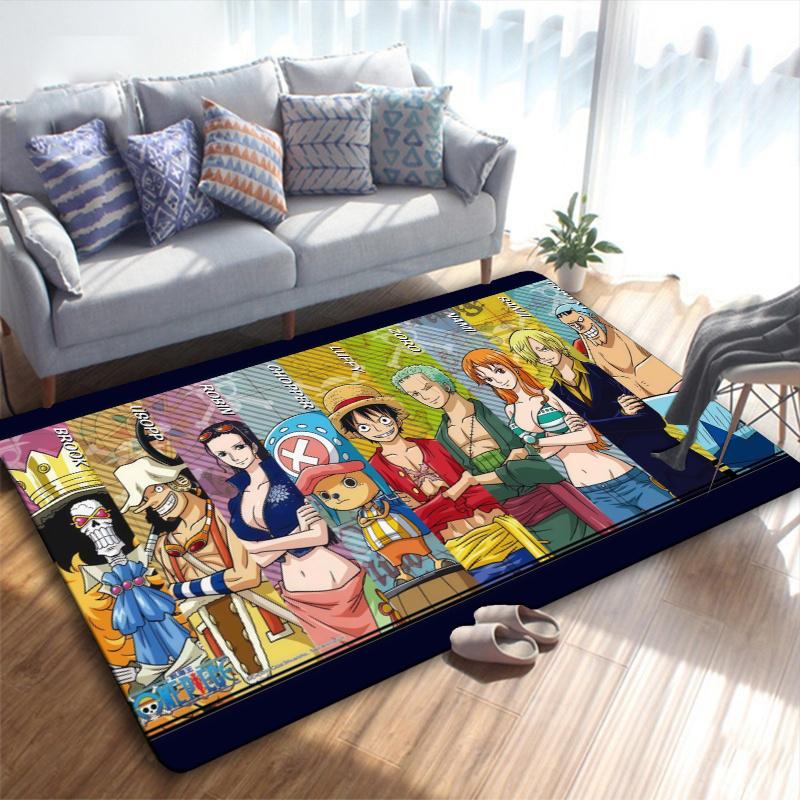 Anime Onepiece Carpet Rug for Living Room Bedroom Home Sofa Decoration,Kids play Non-slip Floor Mat