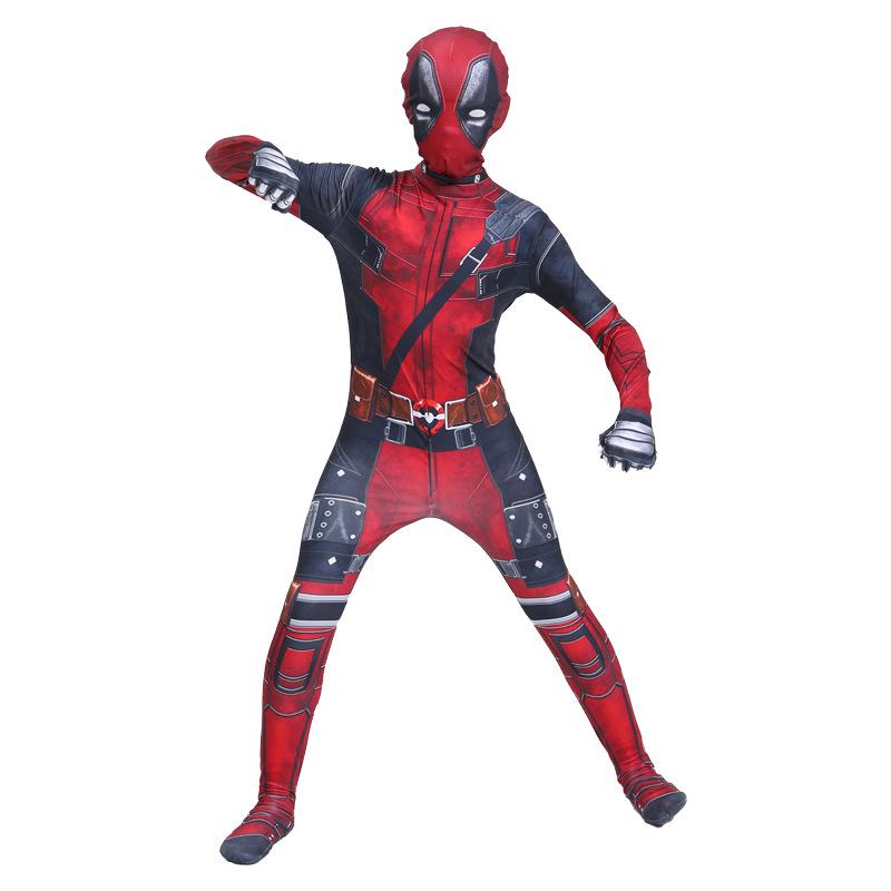Combinaison Spider Hero Deadpool - Costume Cosplay d'Halloween pour Enfants et Adultes