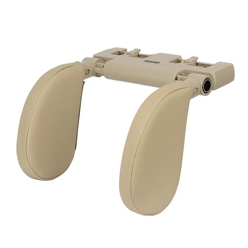 

3D Подушка-подголовник для автомобильного сиденья из пены с эффектом памяти, многофункциональная боковая подушка, встроенные незаметные крючки для хранения и аромабокс, для путешествий на автомобиле