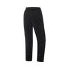 Li Ning Running Series Comfortable Straight Leg Mid Rise Drawstring Casual Pants Women bottoms Black AYKV026-2