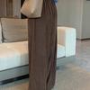XHK2553 Large Winter Maillard Style Corduroy Pants - Elastic Waist, Retro, Plus Size