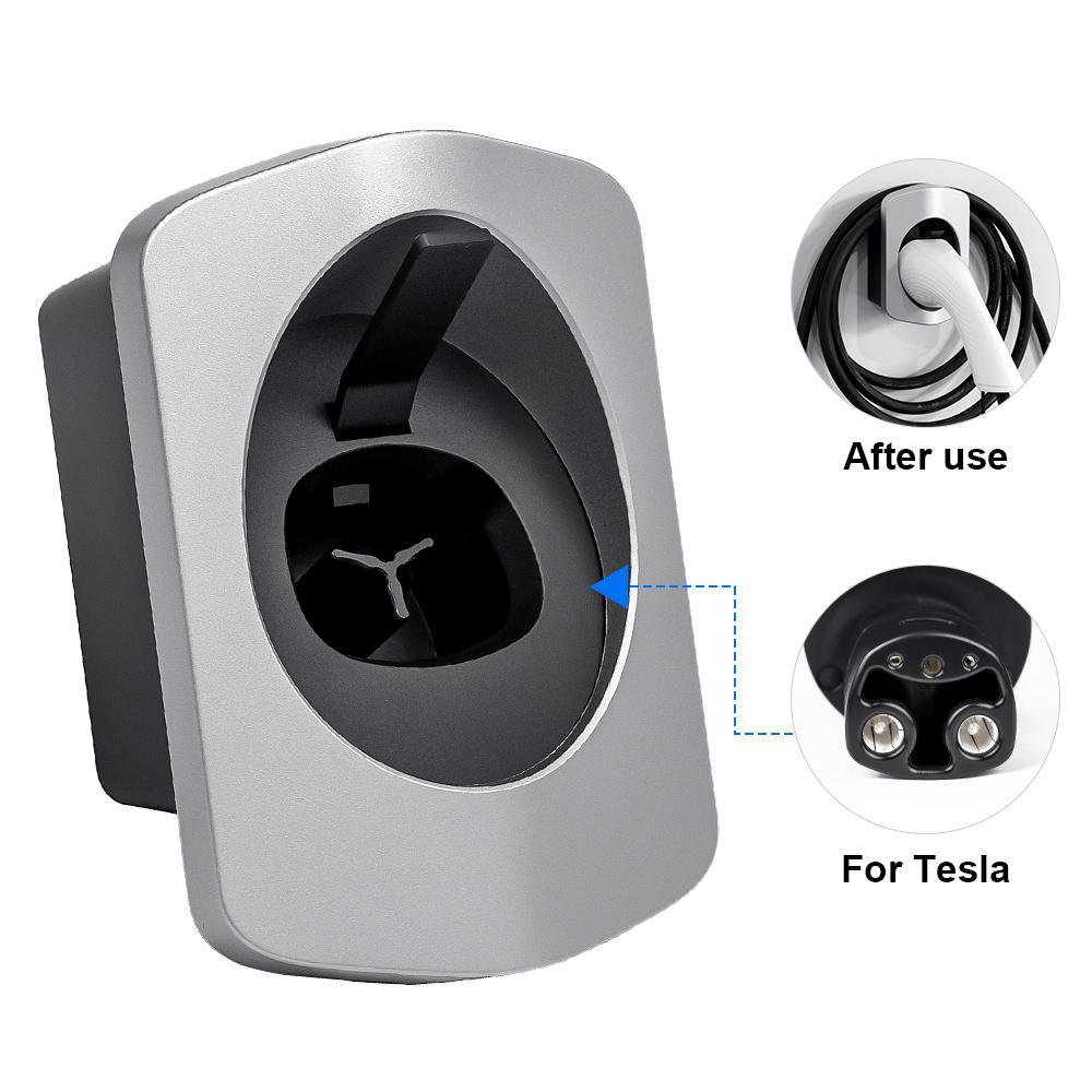 JDMEX Type2 EV Charger Holder IEC62196-2 Charging Cable Organizer Plug Holder Sleek Wallbox EV Charger Support Type 1 GBT