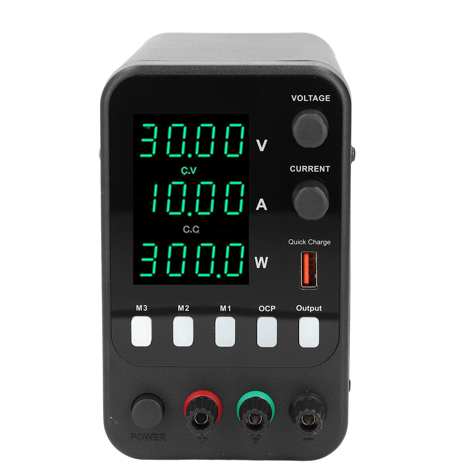 

DC Power Supply Variable 300W 0 010A 4 Digit LED Display Adjustable Bench Power Supply with
