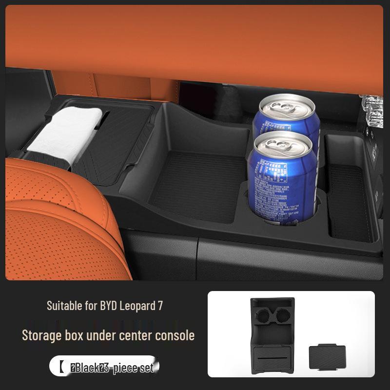 Enhanced Accessories for Equation Leopard Titanium 7 Console Storage Compartments