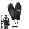 USB Touch Screen Gloves for Women Men Winter Warm Electric Heated Gloves Heated Motorcycle Gloves Windproof Heated Gloves