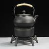 Cast Iron Tea Pot Holder Trivet Stand Heat Insulated Support Rack for Boiling Water and Coffee Pots
