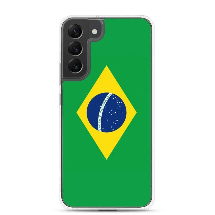 Coque Téléphone Drapeau Brésil - Samsung Galaxy S21 Plus