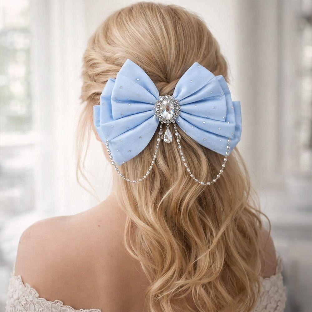 Big Bows Hair Ribbon Princess Hair Barrettes New Hairpins  Fairy Tale Hair Accessories