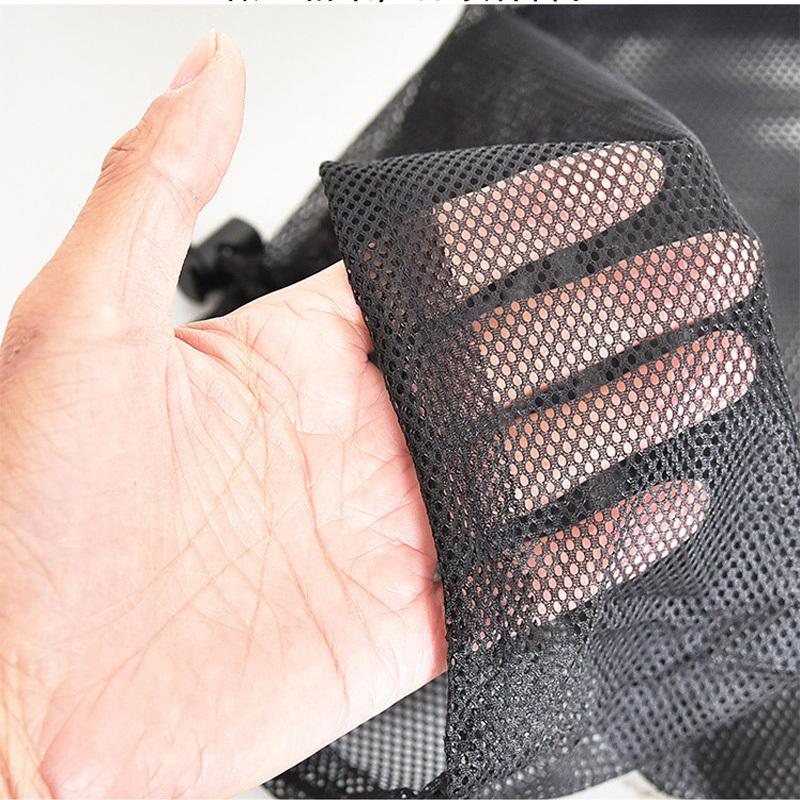 Outdoor Mesh Drawstring Bag Mesh Sports Bag Storage Mesh Bags for Beach Swimming Diving Surfing Sundries Toy Cosmetic