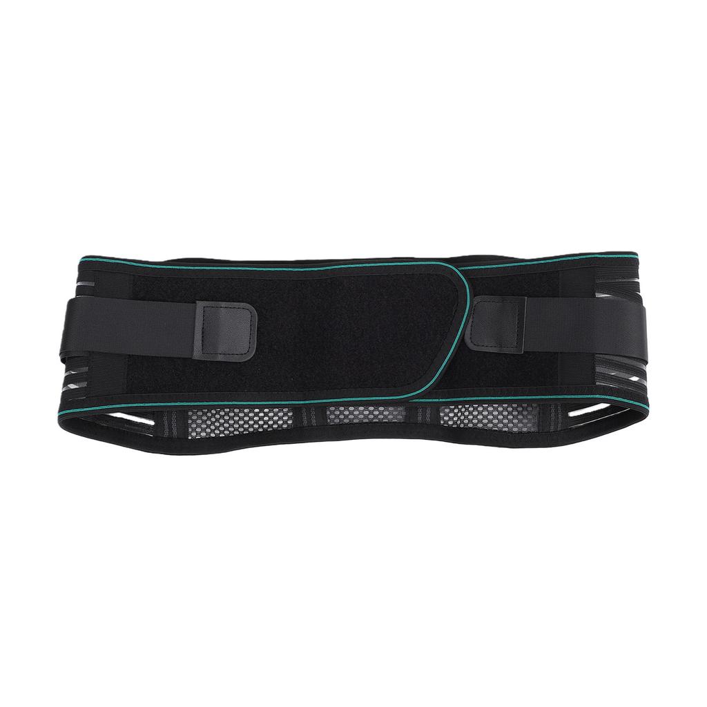 Back Brace Breathable Lumbar Support Belt with 5 Reinforced Bones Adjustable Straps for Weightlifting