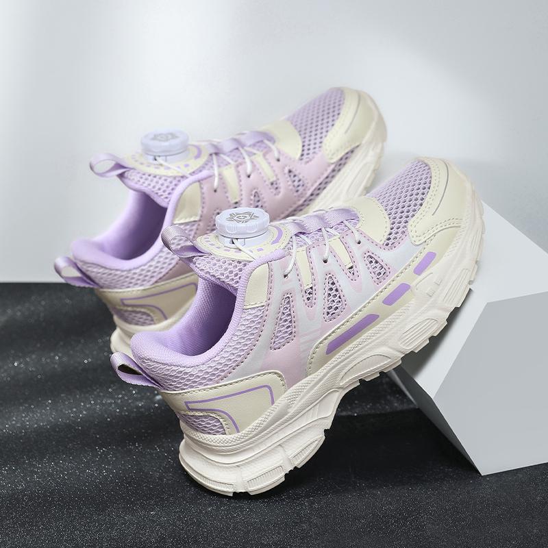 Girls Breathable Mesh Sneakers Lightweight Summer Shoes School Campus Walking Shoes Daily Student Footwear Lightweight Daily Wear