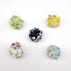 3D Multilayer Two-tone Petal Glass Beads for DIY Jewelry Crafting