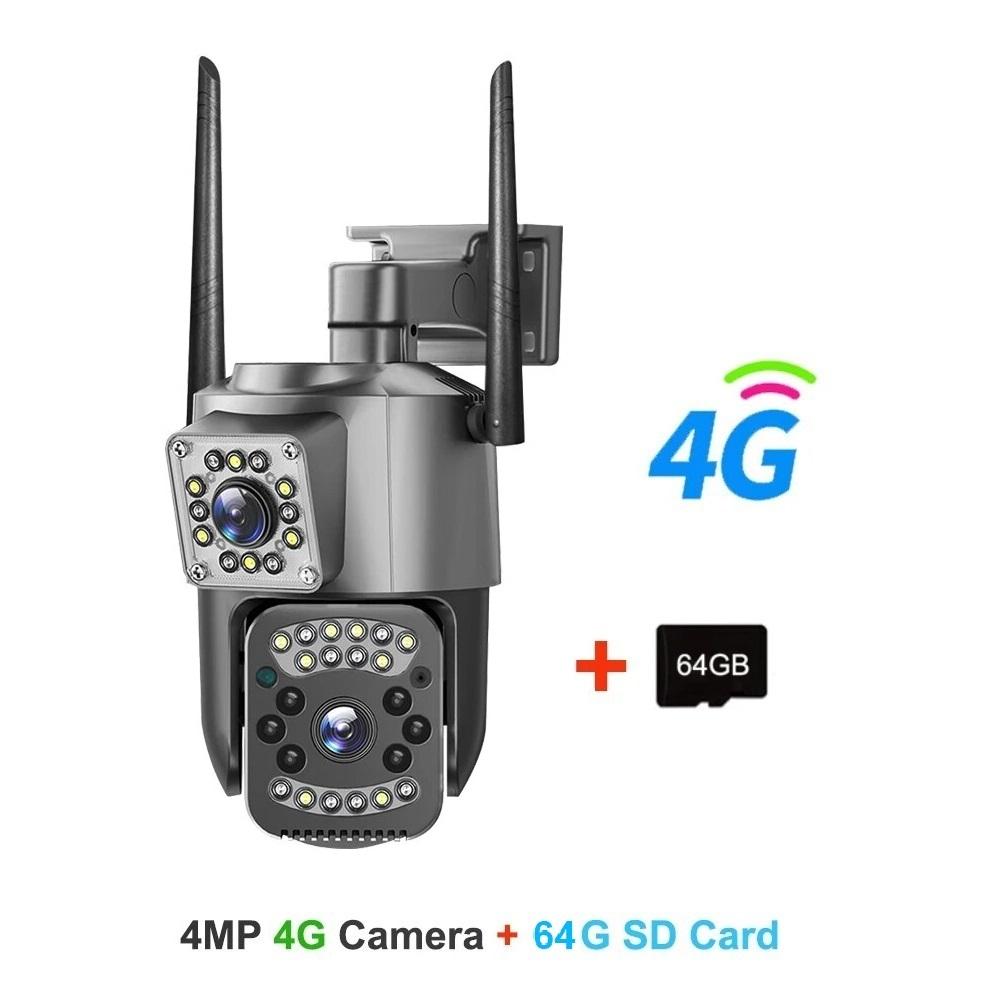 Wireless WIFI/4G Remote Waterproof Camera, Outdoor Home Intelligent High-definition Monitoring Camera, Dual Screen Monitor