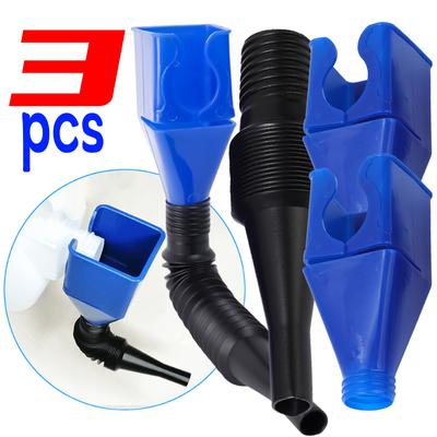 Telescopic Car Refueling Funnel Universal Engine Oil Filter Transfer Funnels Tool Foldable Portable Funnels Equipment 1/2/3pcs