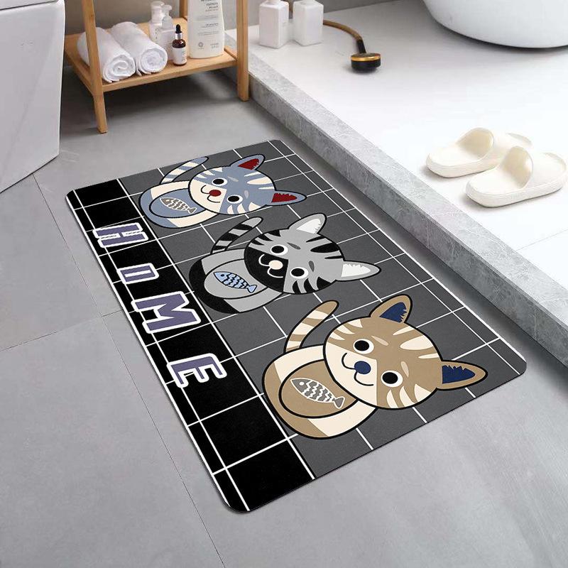 Entrance Door Mat Kitchen Carpet Bathroom Entrance Mat Floor Mat Foot Pad