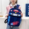 Cartoon Car School Bag With Air Cushion Straps For Preschool Boys And Girls