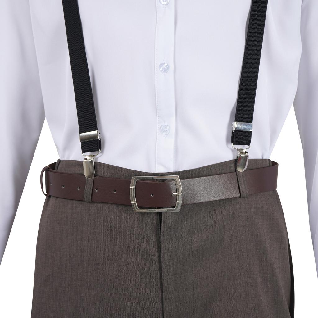 Carl Fredricksen Full Suit Cosplay Set, Up Elderly Character Stage Outfit with Glasses