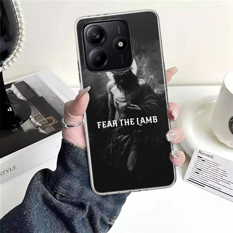 Son Of God Jesus Cross Holy Light Soft Phone Case For Xiaomi Redmi Note 15 14 14S 13 12 Pro Plus 12S 11 11S 11E 10 10S 11T 5G Fu