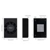 Embedded Fan Aluminum-Alloy Enclosure PWM Speed Adjustable Cooling Fan Replacement Accessory Compatible for Orin-Nano
