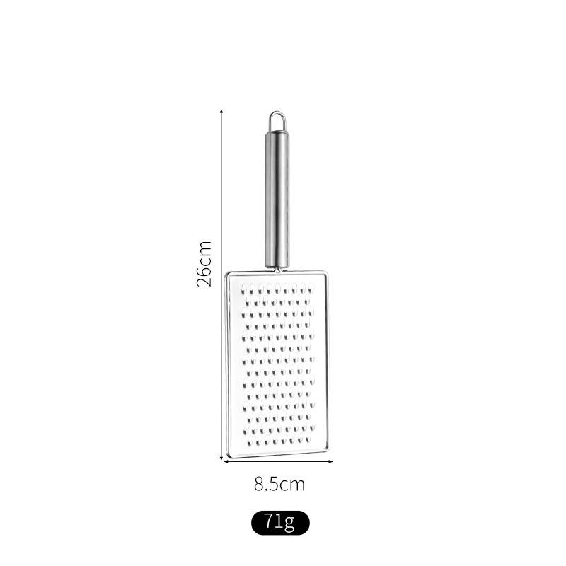 Lemon Zester Stainless Steel Cheese Grater Slicer Rectangle Chocolate Lemon Zester with Non-Slip Handle Kitchen Gadgets