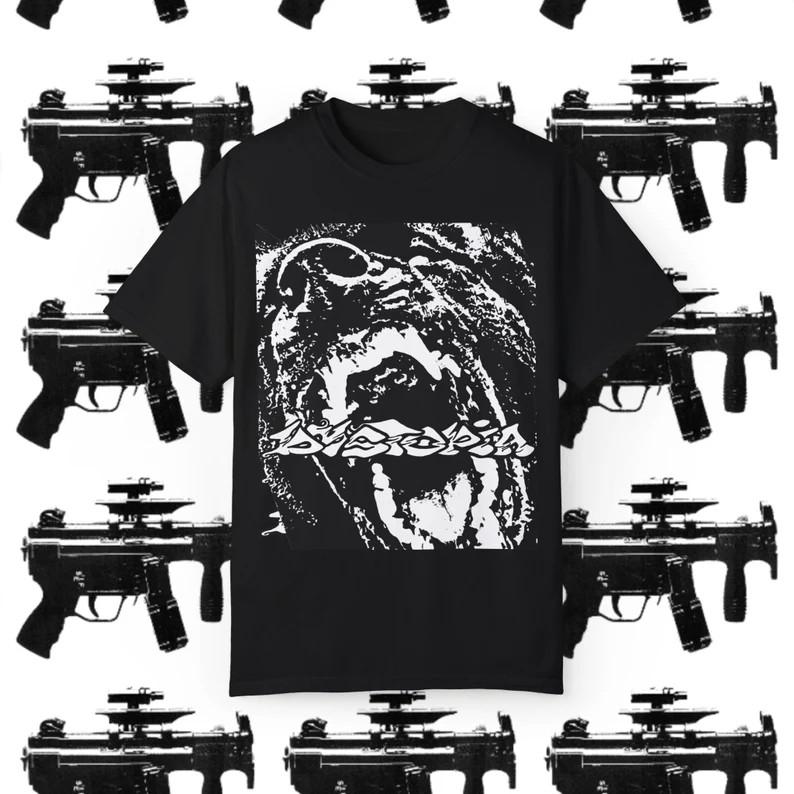 2Sided Dystopia T Shirt Vintage Crust Punk Shitlickers Noothgrush Disrupt Siege Unisex T-Shirt XXXXL