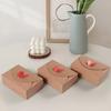 Romance Heart Shape Paper Gift Box for Valentine's Day Presents with Easy Heart Clasp Design Gift Wrap Box