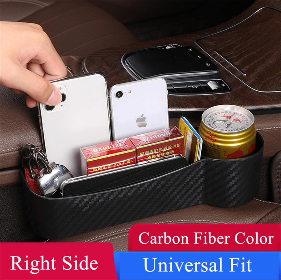A pair of seat leak-proof boxes-QY carbon fiber pattern