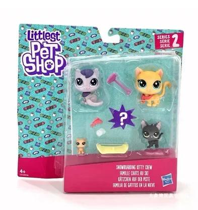 האזברו המקורי ליטlest Petshop סט סימולציית תרחיש בית משחק מודל חיה מיני חמוד אוסף צעצוע מתנת חג המולד