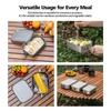 Titanium Bento with Lid & Handle Leak Proof Lunch Box Container Ultralight Outdoor Camping Cookware Ti2081C-83C