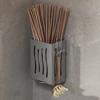 Kitchen Utensil Rack-Multifunctional Draining Chopstick Holder,Wall-Mounted or Freestanding Cutlery Storage Box, Plastic
