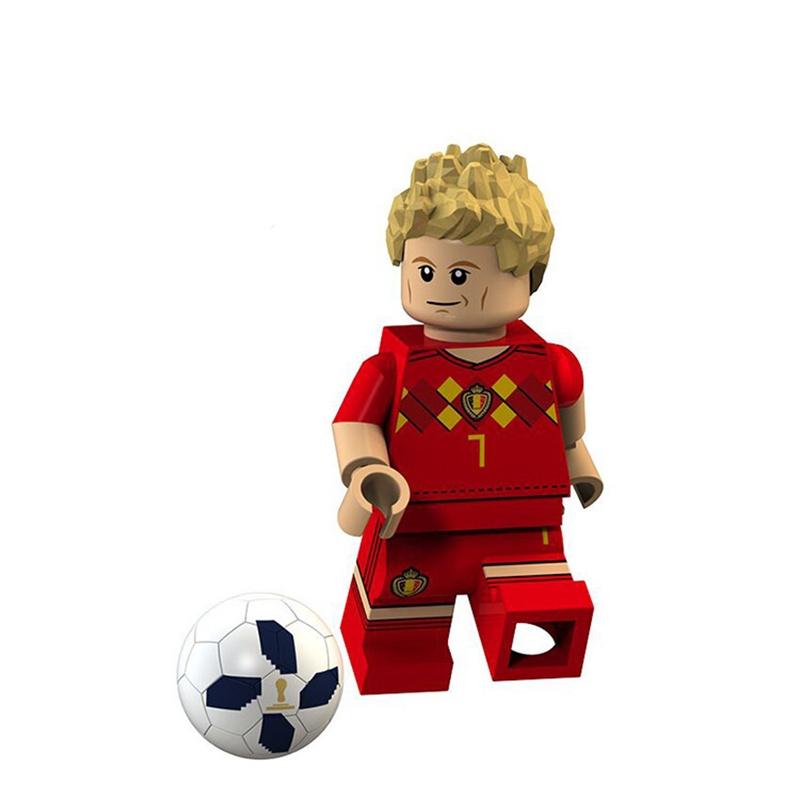 Xp013-020 Cross-border World Cup Compatible Lego Soccer Boy Building Blocks Abs Plastic Material