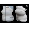 1 Pcs 3D Cat Soap Clay Lovely Pig Silicone Candle Molds DIY Pet Cat Mould Craft Small and Cute Suitable for Ornaments