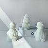 Epoxy Handmade Soap Mold Snowman Decoration Candle Mold for DIY Soap Decoration