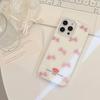 Gilt Red Plaid Bow for Iphone17 Mobile Phone Case for Apple 14 for 16promax Glass Hard 13 Sweet