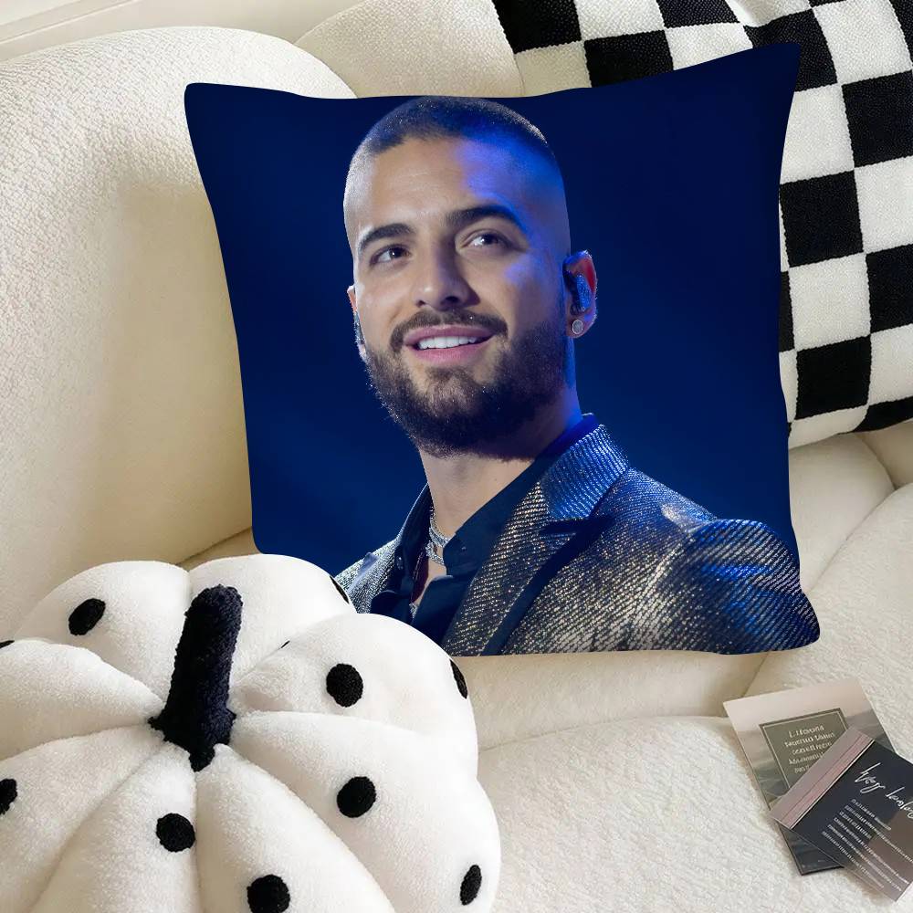 

Classic Singer MMaluma Muisc Pillow Case Fashion Square Pillowcase Bedroom Sofa Room Ins Decoration Leisure 40x40 cm