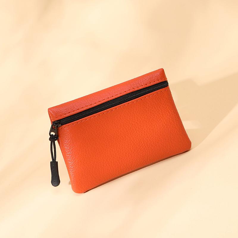 1Pc Mini Coin Bag Pouch Coin Purse Ladies Zipper Wallets Small Women Business Card Holder PU