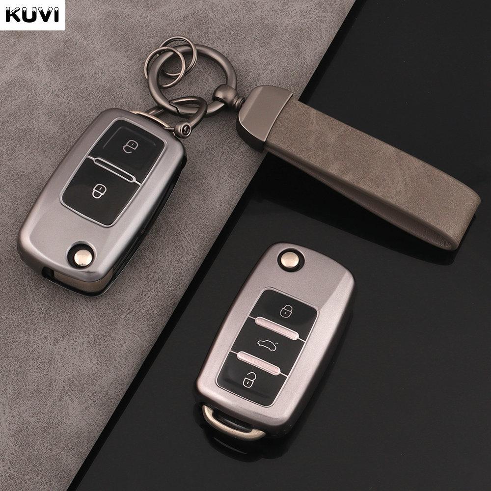 2 3 Buttons For Vw Volkswagen Mk4 Bora Golf 4 5 6 Jetta Passat Polo Bora Touran Skoda Seat  Tpu Car Key Case Cover Shell Fob