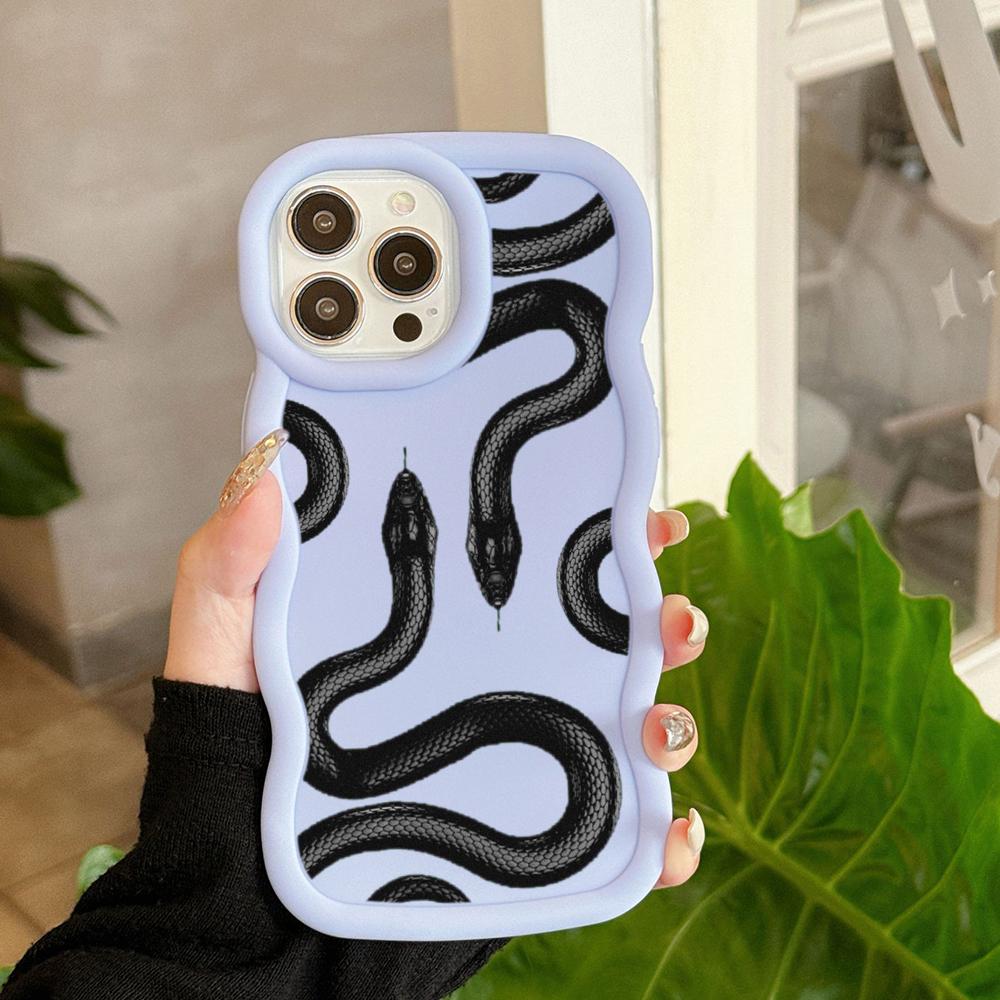 

Чехлы для телефонов LZ5 Butterfly Black Gold Snake Wave из силикона для Samsung A15 S23 FE S24 Ultra A34 A54 A14 Motorola G32 OnePlus Soft Cover OnePlus Nord CE 3 Lite