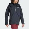 Adidas Xperior 2L Lined Rain.Rdy Anorak Logo Outdoor Sports Hooded Ski Jacket Men Jacket Black IB4217
