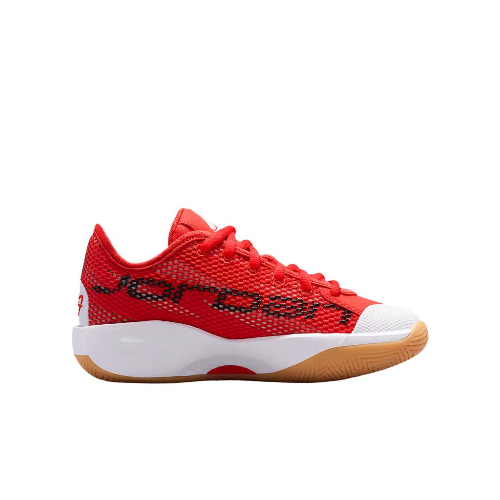 Air Jordan Luka .77 GS Chile Red Kindersneaker Kaugummi-Hellbraun Weiß IH0573600