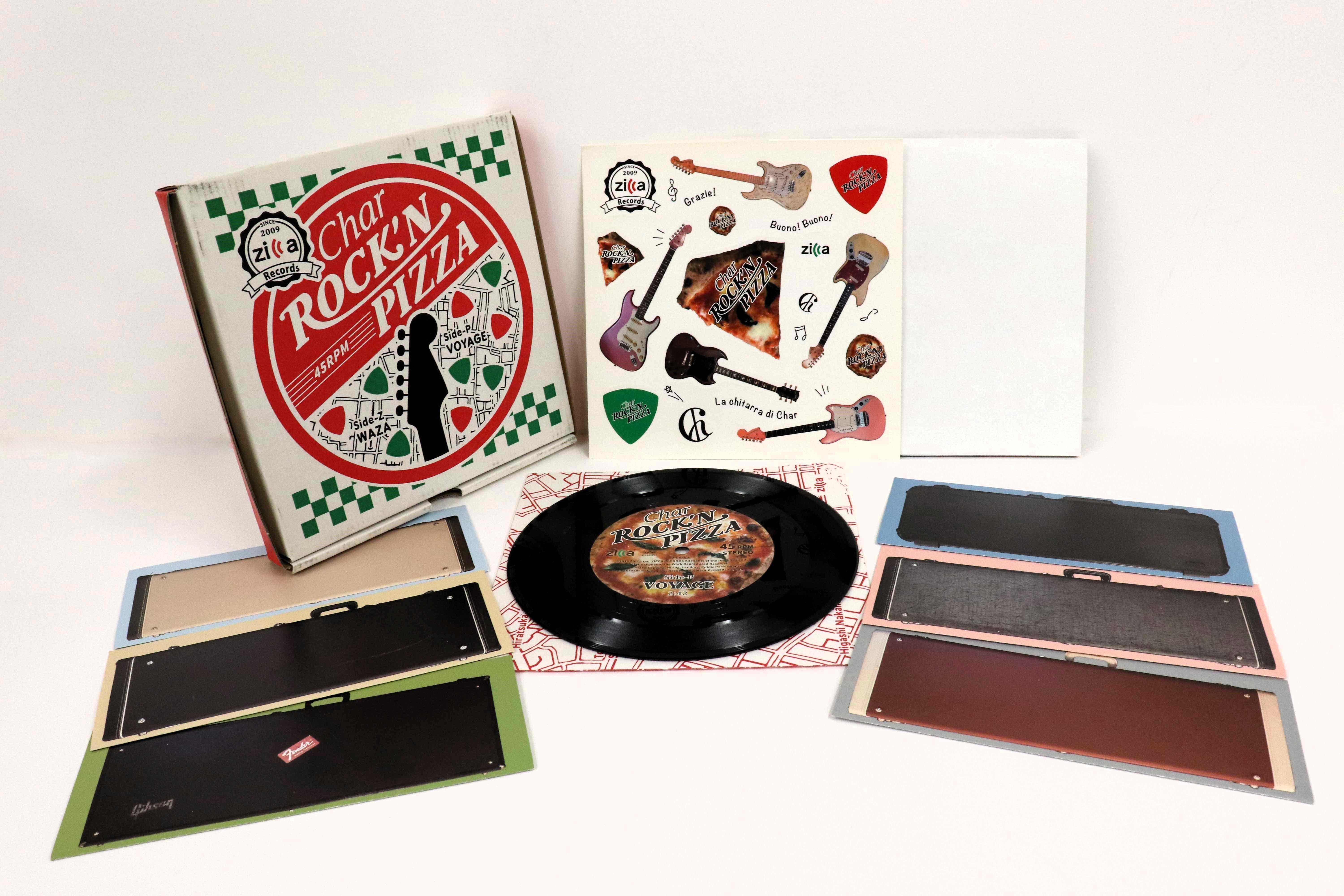 

7inch Record CHAR - Rock n Pizza ZRRPVW ZICCA 2018 Japan Japanese Pop/Rock Used
