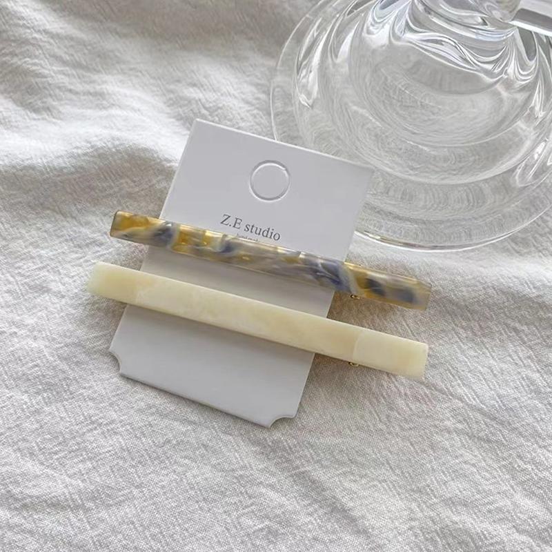 

2 шт. Новая ацетатная одинарная заколка для волос, клипса для задней части головы, японская клипса для боковой челки, аксессуары