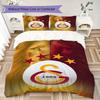 Galatasaray Pattern Bedding Uilt Set Uilt Cover Pillowcase Home Decoration Birthday Gift (1 * Duvet Cover + 2 * Pillowcase  Without Core)56