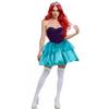 S-XL Ariel Princess Costume Sexy Snow White Dress Halloween Cosplay Wicked Queen Stage Outfit