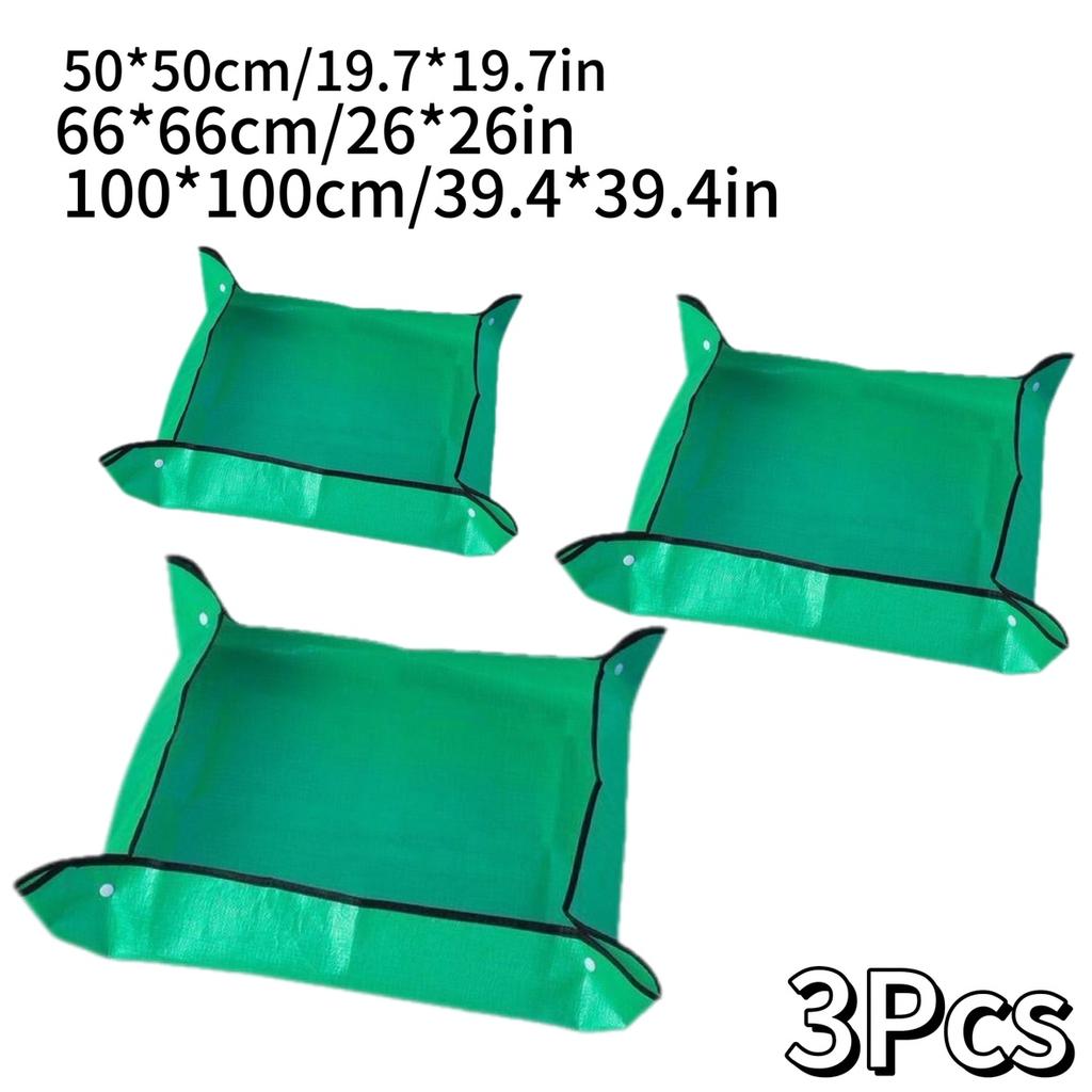 50-100cm Plant Regeneration Mat Waterproof Transplant Mat Portable Square Foldable and Easy To Clean Succulent Transplant Mat