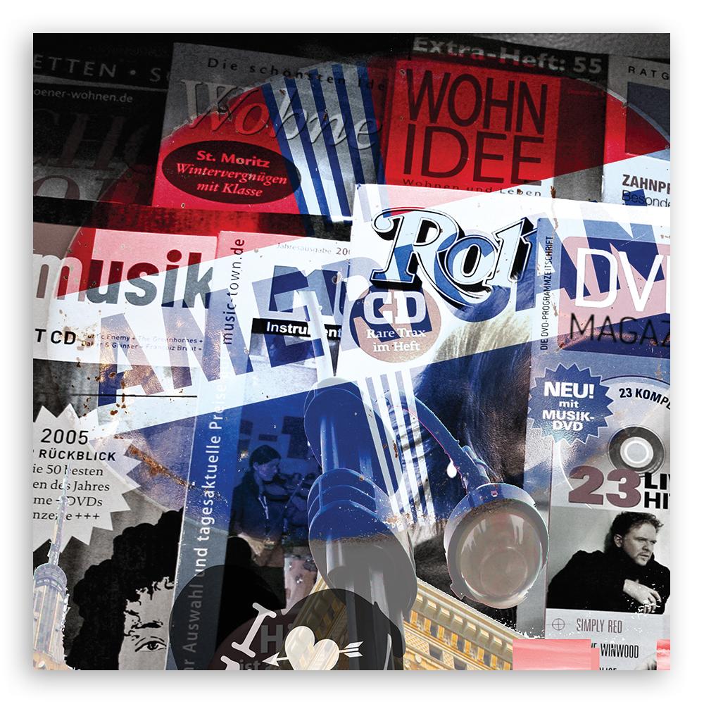 Canvas Print New York Collage Pop Art