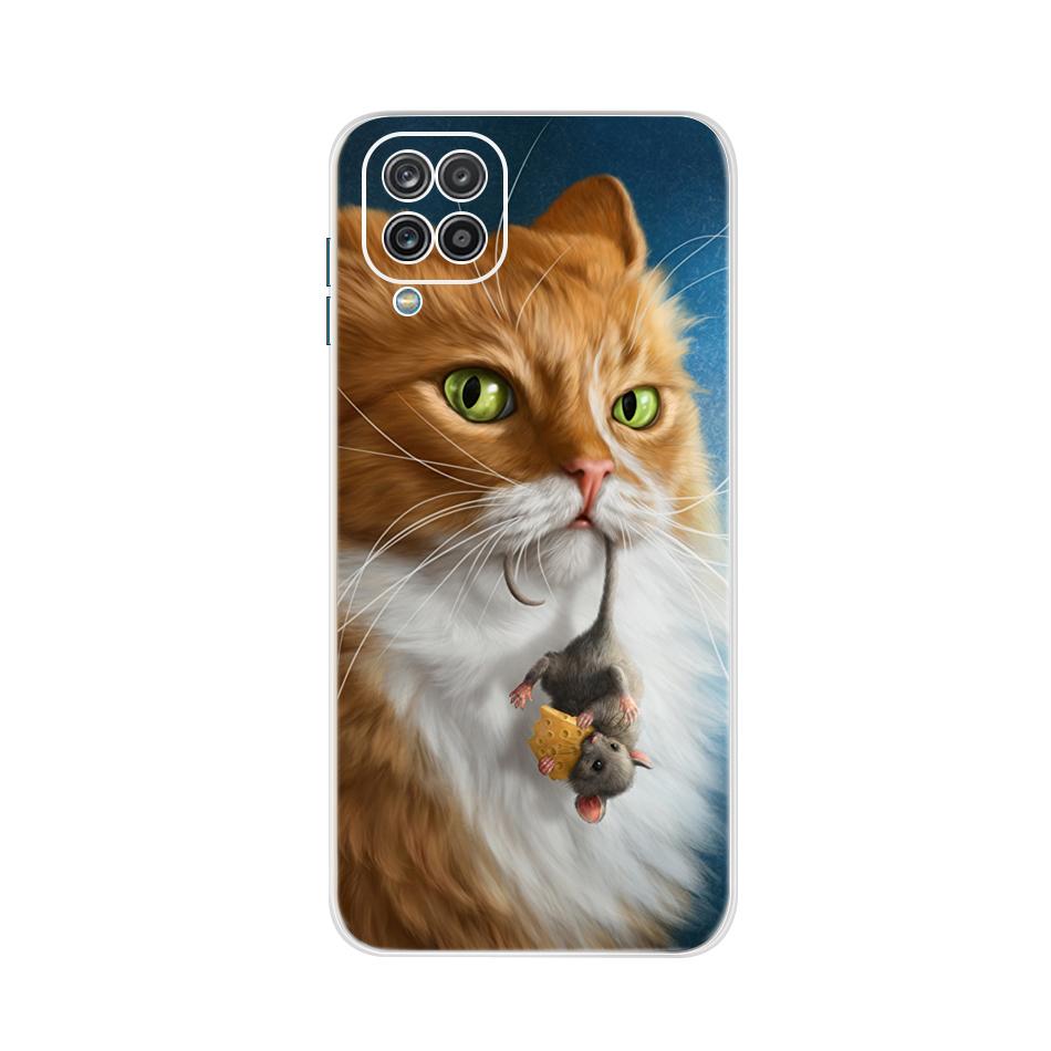 For Samsung Galaxy A12 A13 Case Silicon Soft TPU Back Cover Phone Cases For Samsung A12 A 12 SM-A125F A13 4G Case Bumper Funda