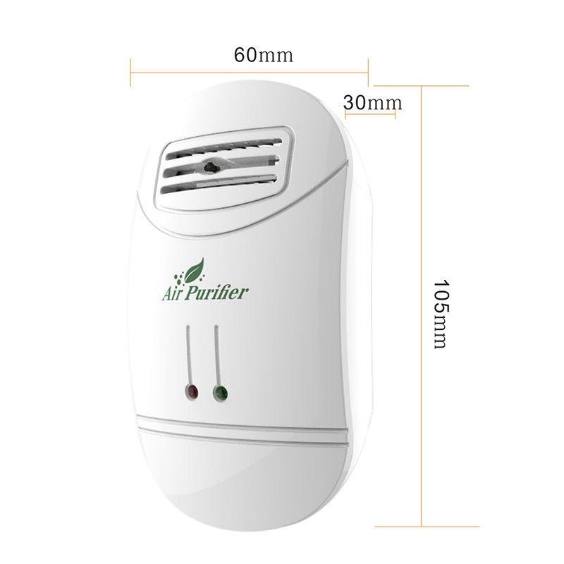 220V Mini čistička vzduchu Čistička Zásuvka Generátor negatívneho ionizátora Odstránenie formaldehydového dymu Čistenie prachu pre domácnosť