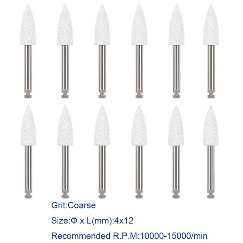 Dental Silicone Polisher 12Pcs/Pack For Contra Angle Handpiece Porcelain Polishing Composite Teeth Polish Dentistry Tool