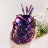 Rose Skull Pen Holder Flower  Silicone Molds Table Ornament Mould Plaster Making Tool Epoxy Resin Molds Easy to Clean